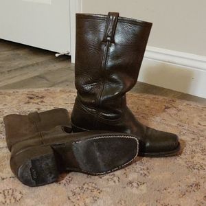 Authentic Frye vintage leather cowboy boots 7.5